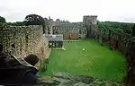 Great Hall and South East Tower seen from the Donjon