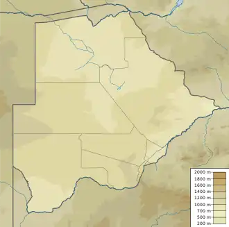 Letsibogo Dam is located in Botswana