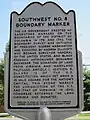 Southwest No. 8 historical marker(2012)