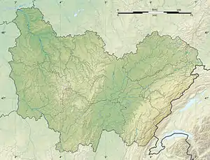 Lac de Vaivre is located in Bourgogne-Franche-Comté