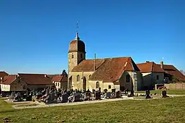 The church in Bourguignon-lès-la-Charité