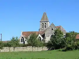 The church in Boursonne