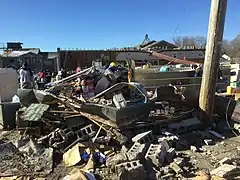 Image 4A liquor store that was destroyed in the western part of Bowling Green, Kentucky. (from Tornado outbreak of December 10–11, 2021)