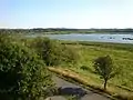 Eastward view from a birdwatching tower.