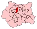 A medium-sized constituency located in the south east of the county.