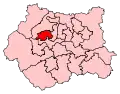 A medium-to-large constituency, located in the southeast of the county.