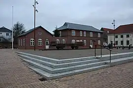 Brædstrup Station; Active 1899–1968. Today occupied by a private company.