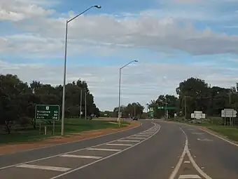 View east near Moreton Terrace, Dongara