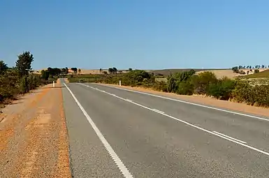 View south near Warradarge, 2014.