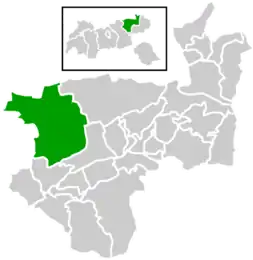 Location within Kufstein district