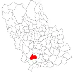 Location in Prahova County