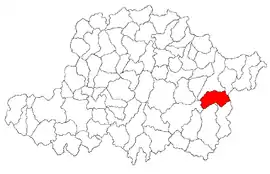 Location in Arad County