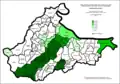 Share of Bosniaks in Brčko by settlements 1981