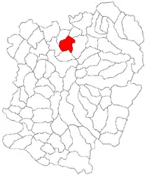 Location in Caraș-Severin County