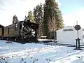 White Pass and Yukon Route rotary snowplow in Breckenridge, Colorado