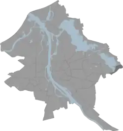 Location of Brekši in Riga