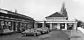 View NW towards Edgware from station entrance in 1961