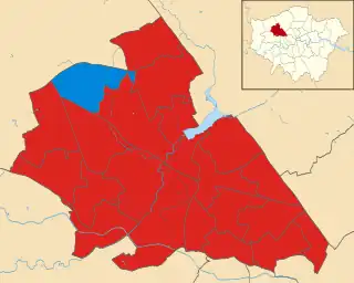 Brent 2018 results map