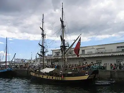 Phoenix of Bristol docked