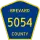 County Road 5054 marker