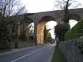 Bride's glen viaduct to the north of the station