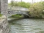 Bridge at the mouth of the Afon Ogwen (partly in Llandygai community)