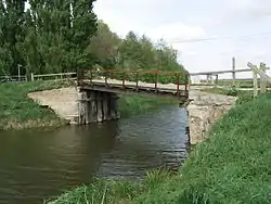 Bridge at Flood's Ferry.