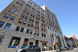 CityTrust Bank building, finished 1929. Today a Citi Bank branch and apartments above.