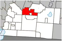 Location within Brome-Missisquoi RCM.