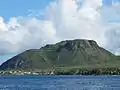 A view of Brimstone Hill from the sea