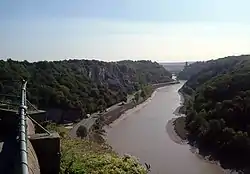 The Avon Gorge from the Downs