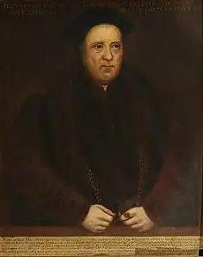 Sir Rowland Hill: the First Protestant Lord Mayor of London, privy councillor, statesman, scholar, merchant and patron of art and philanthropist active through the reigns of Henry VIII, Edward VI, Mary I and Elizabeth I. He built Soulton Hall, and oversaw the Geneva Bible project.