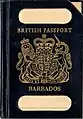 1963 British Barbados colonial passport