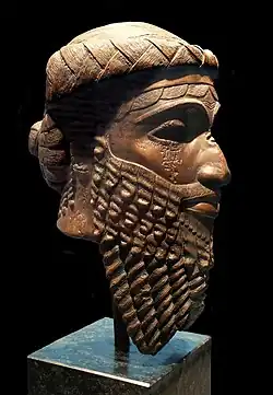 Bronze head of an Akkadian ruler, discovered in Nineveh in 1931, presumably depicting either Sargon or, more probably, Sargon's grandson Naram-Sin.