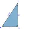 Triangle with "embedded" bronze ratio