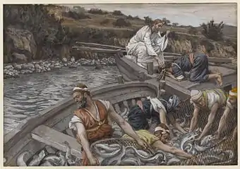 Water color by James Tissot (first miracle)