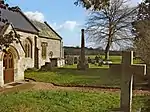 Churchyard cross in All Saints' churchyard