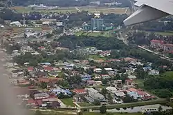 The village is beside Berakas River