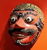 Theatre mask (Wayang Topeng), Java (Indonesia), possibly 19th century