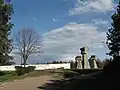 Overview of the memorial front view