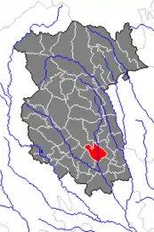 Location within Hartberg district