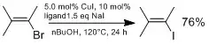 Buchwald's group halogen exchange method