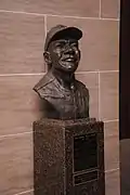 Sculpture bust of Buck O'Neil in Hall of Famous Missourians