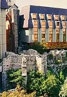 Ruins of the 13th century St Michael Chapel.