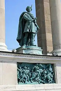 Imre Thököly in Heroes' Square, Budapest