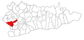 Location in Călărași County