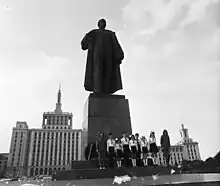 Statue of Vladimir Lenin, Bucharest (1960).