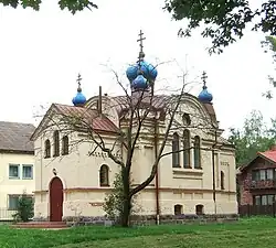 An Orthodox church in Bukiškis