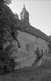 Dilapidated house where Frederick watched the Allied Army