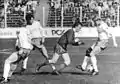 BFC Dynamo player Andreas Thom with the ball in the final.